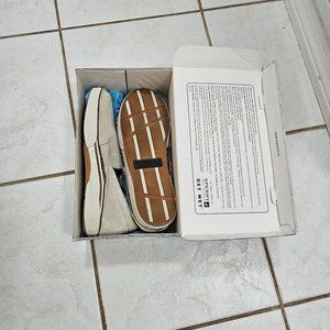 PORT SLIP ON TAUPE SUEDE,SIZE 10M NWT